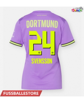 Günstige Borussia Dortmund Daniel Svensson #24 3rd trikot Damen 2026-27 Kurzarm